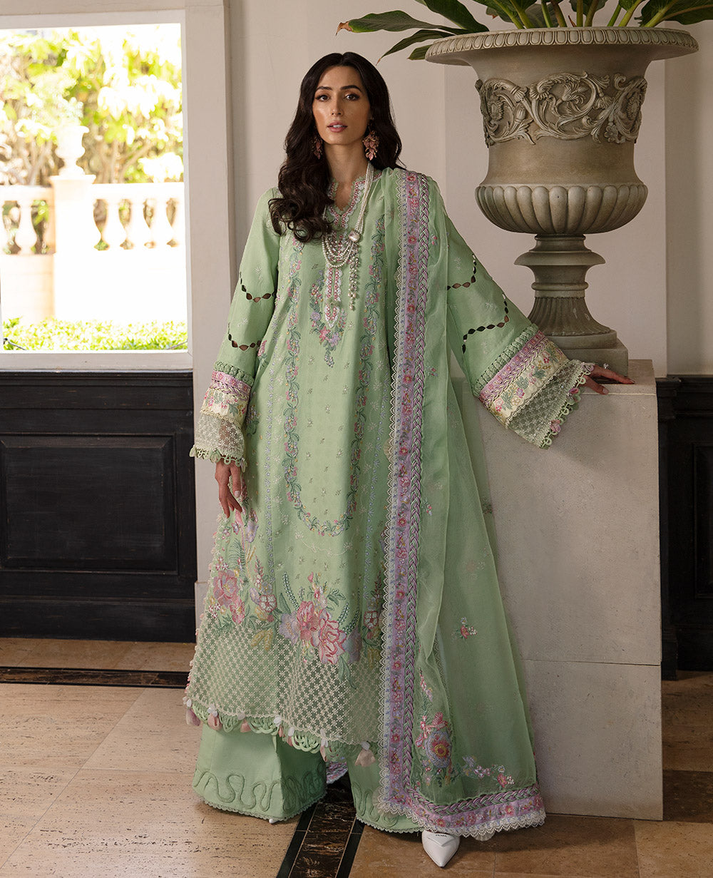 Republic Womenswear | Ilana Eid Luxury Lawn | Aur????????????????lie - House Of Anaya