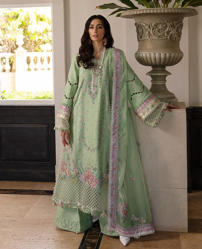Republic Womenswear | Ilana Eid Luxury Lawn | Aur????????????????lie - House Of Anaya