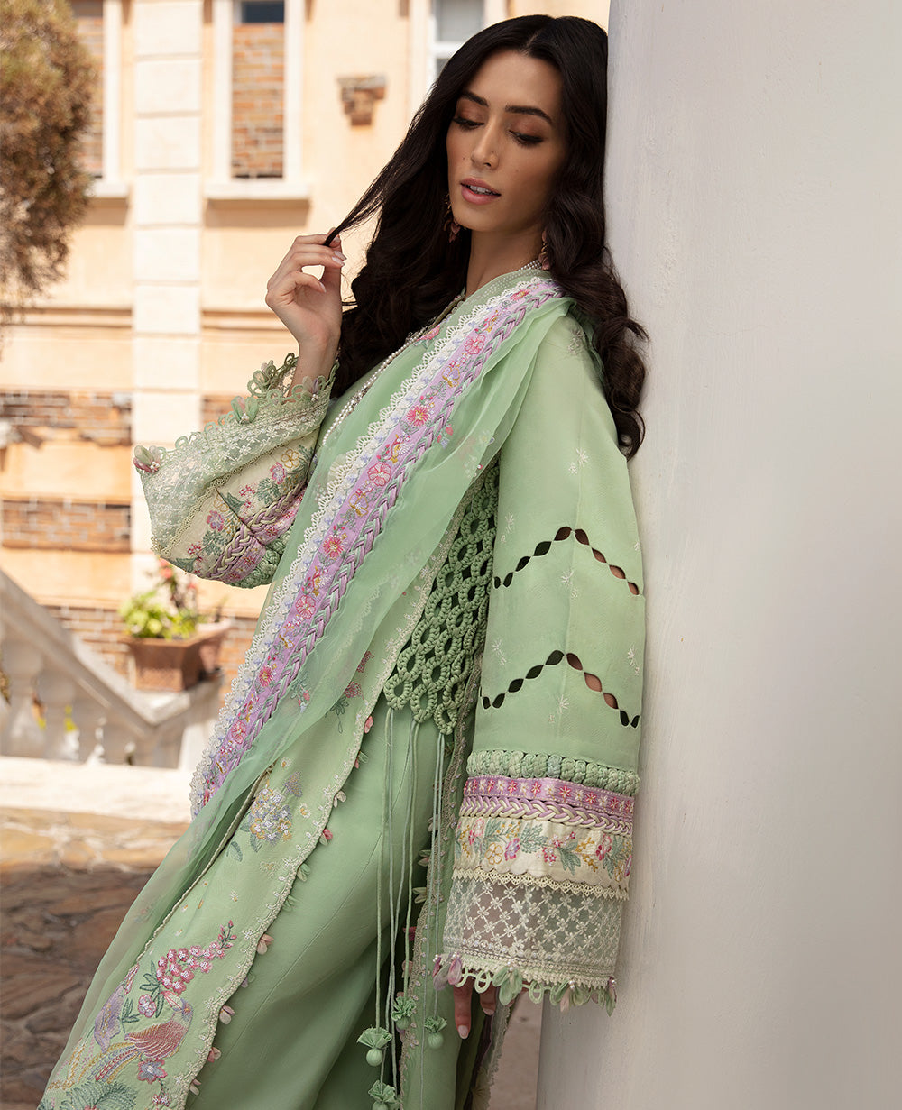 Republic Womenswear | Ilana Eid Luxury Lawn | Aur????????????????lie - House Of Anaya