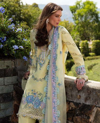 Republic Womenswear | Ilana Eid Luxury Lawn | Sylvie - House Of Anaya