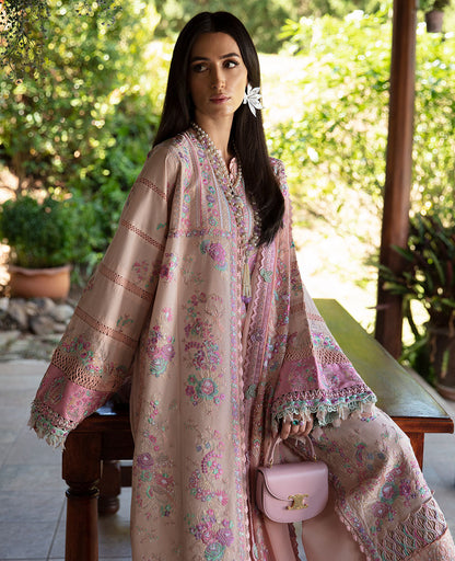 Republic Womenswear | Ilana Eid Luxury Lawn | Lumiere - House Of Anaya