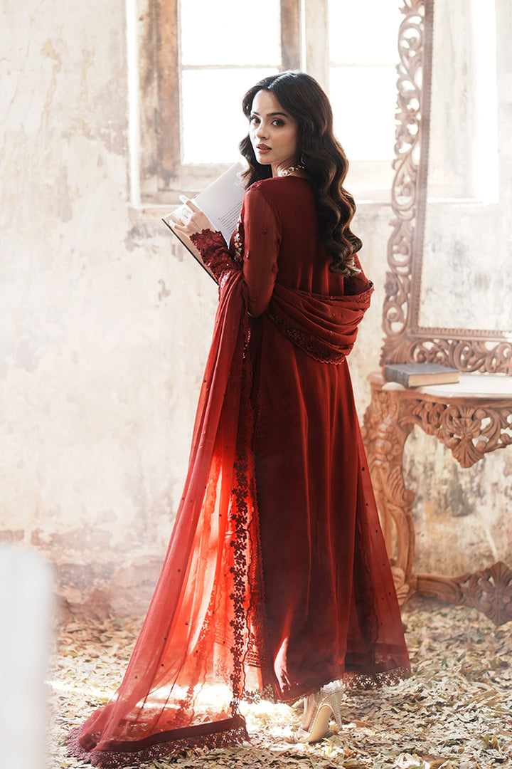 Azure | Ensembles Embroidered Formals | Red Mist - House Of Anaya
