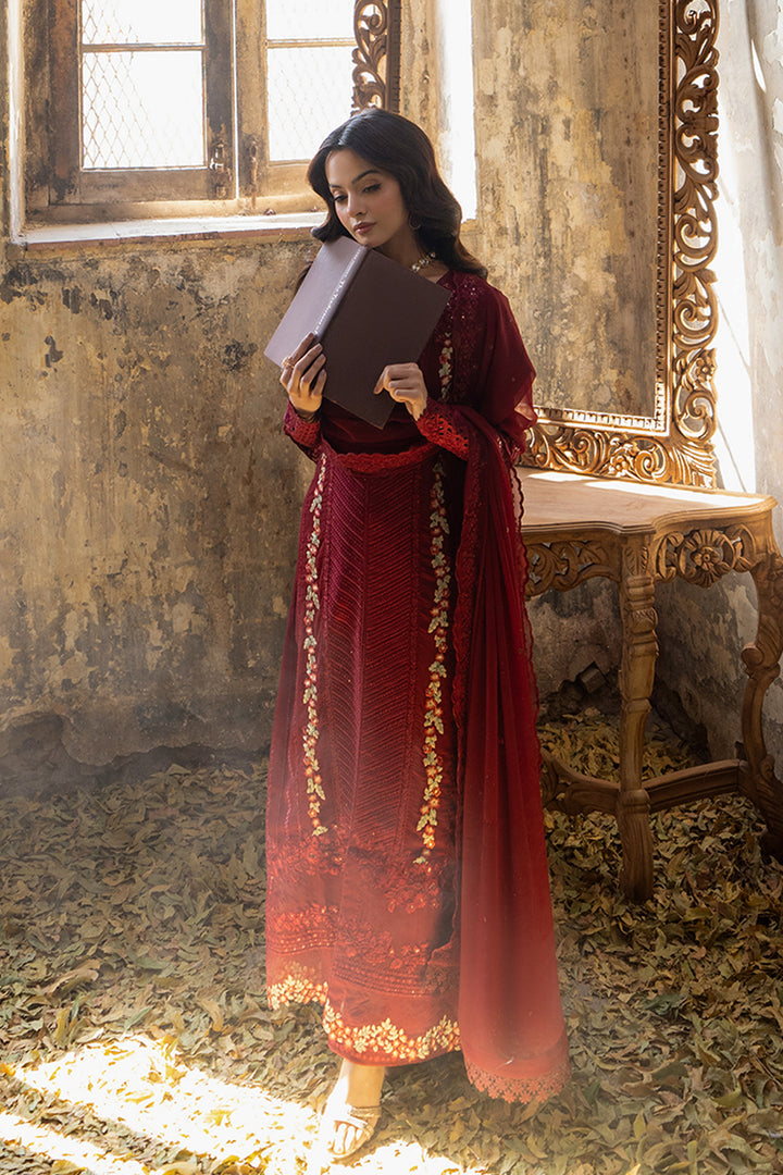 Azure | Ensembles Embroidered Formals | Red Mist - House Of Anaya