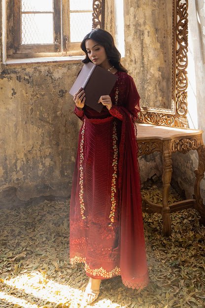 Azure | Ensembles Embroidered Formals | Red Mist - House Of Anaya