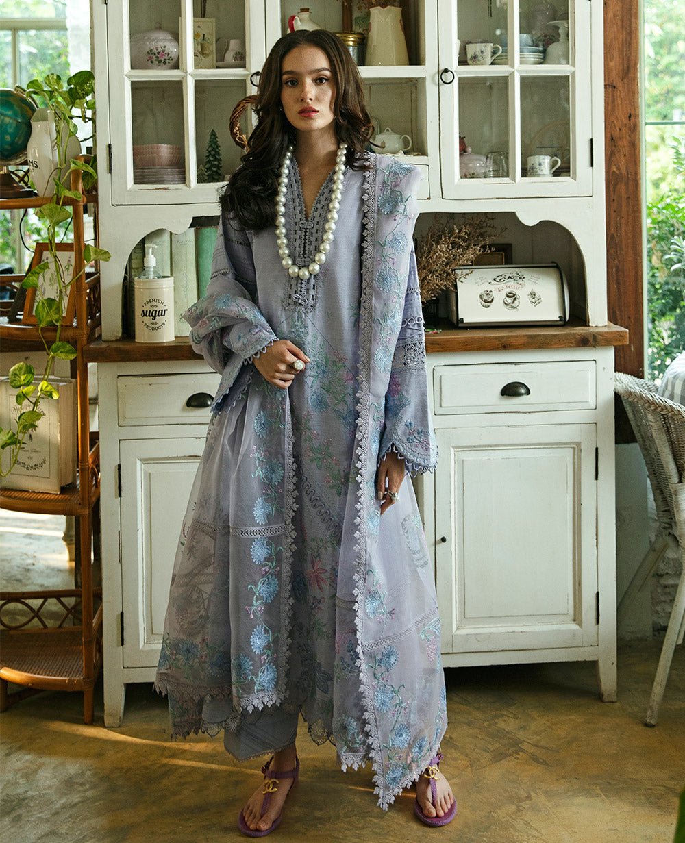 Republic Womenswear | Embroidered Pret 24 | Eugine - House Of Anaya
