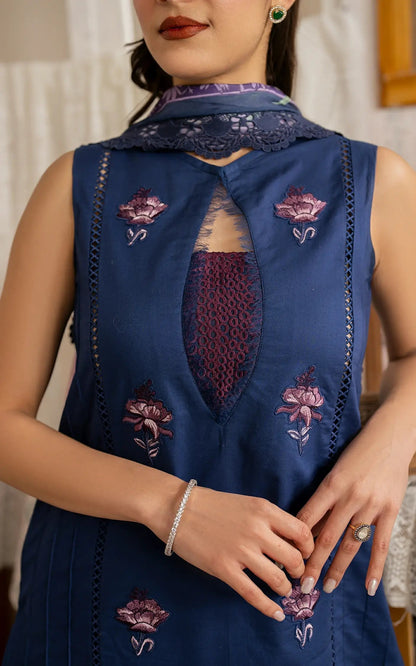 Asifa and Nabeel | Meraki Vintage 25 | Resham (MVL25-18) - House Of Anaya