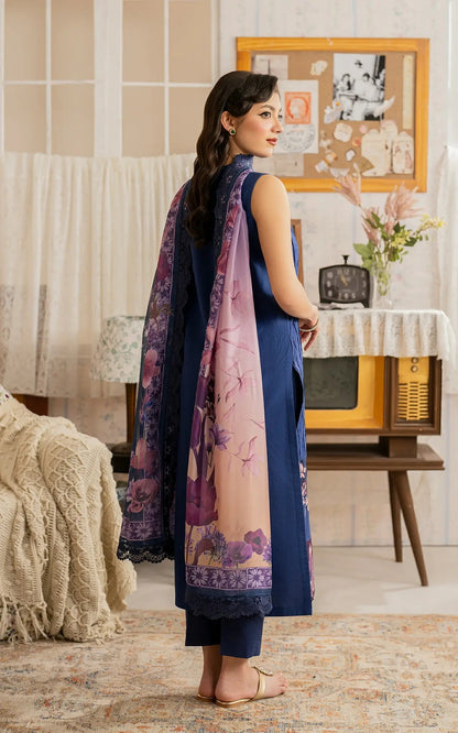 Asifa and Nabeel | Meraki Vintage 25 | Resham (MVL25-18) - House Of Anaya