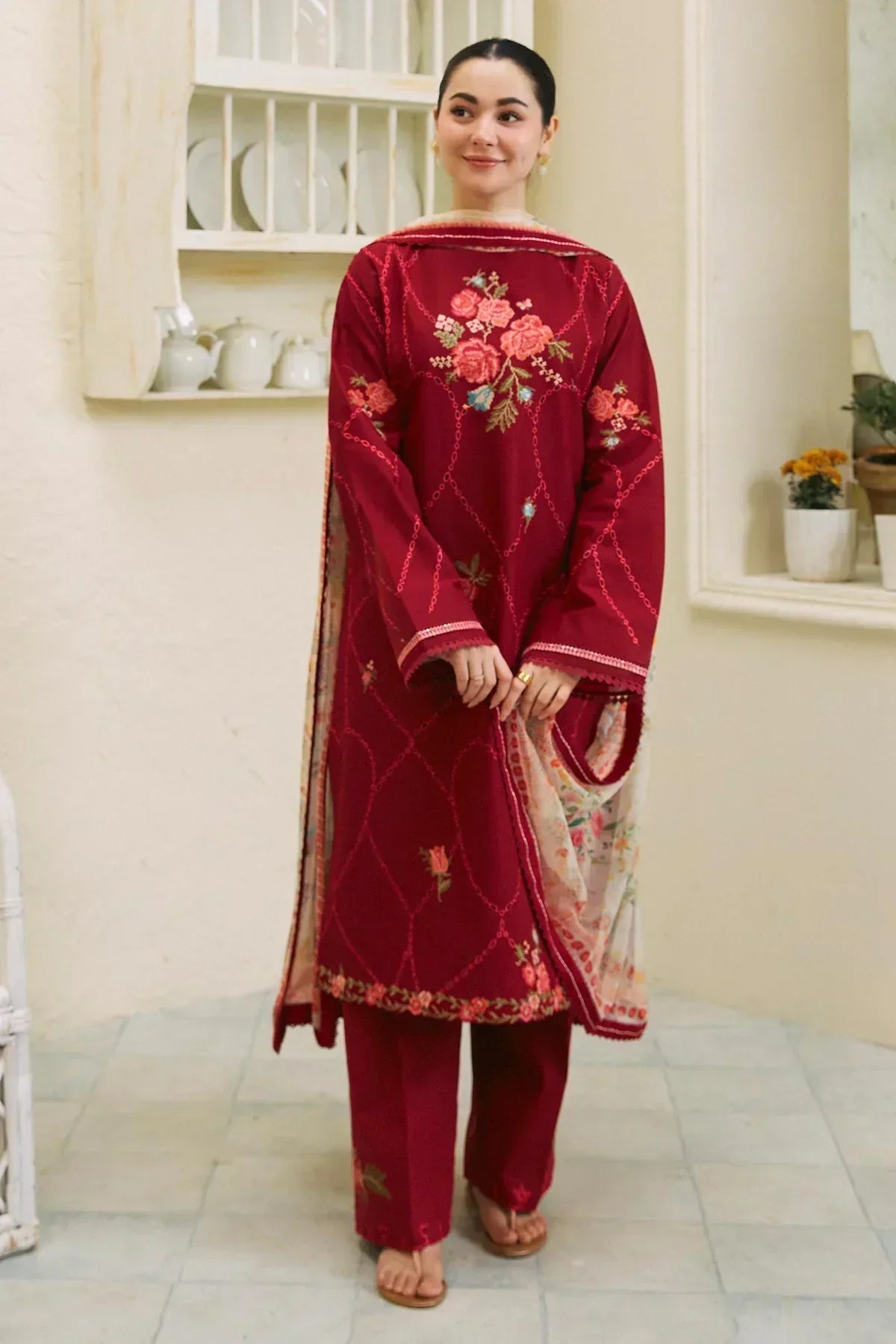 Zara Shahjahan | Coco Lawn 24 | RUHI-10B - House Of Anaya