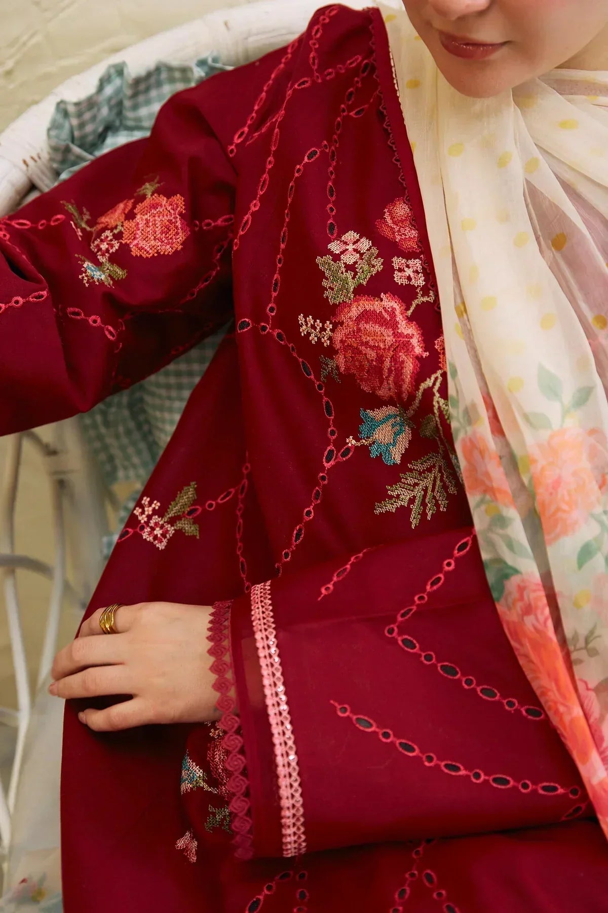 Zara Shahjahan | Coco Lawn 24 | RUHI-10B - House Of Anaya