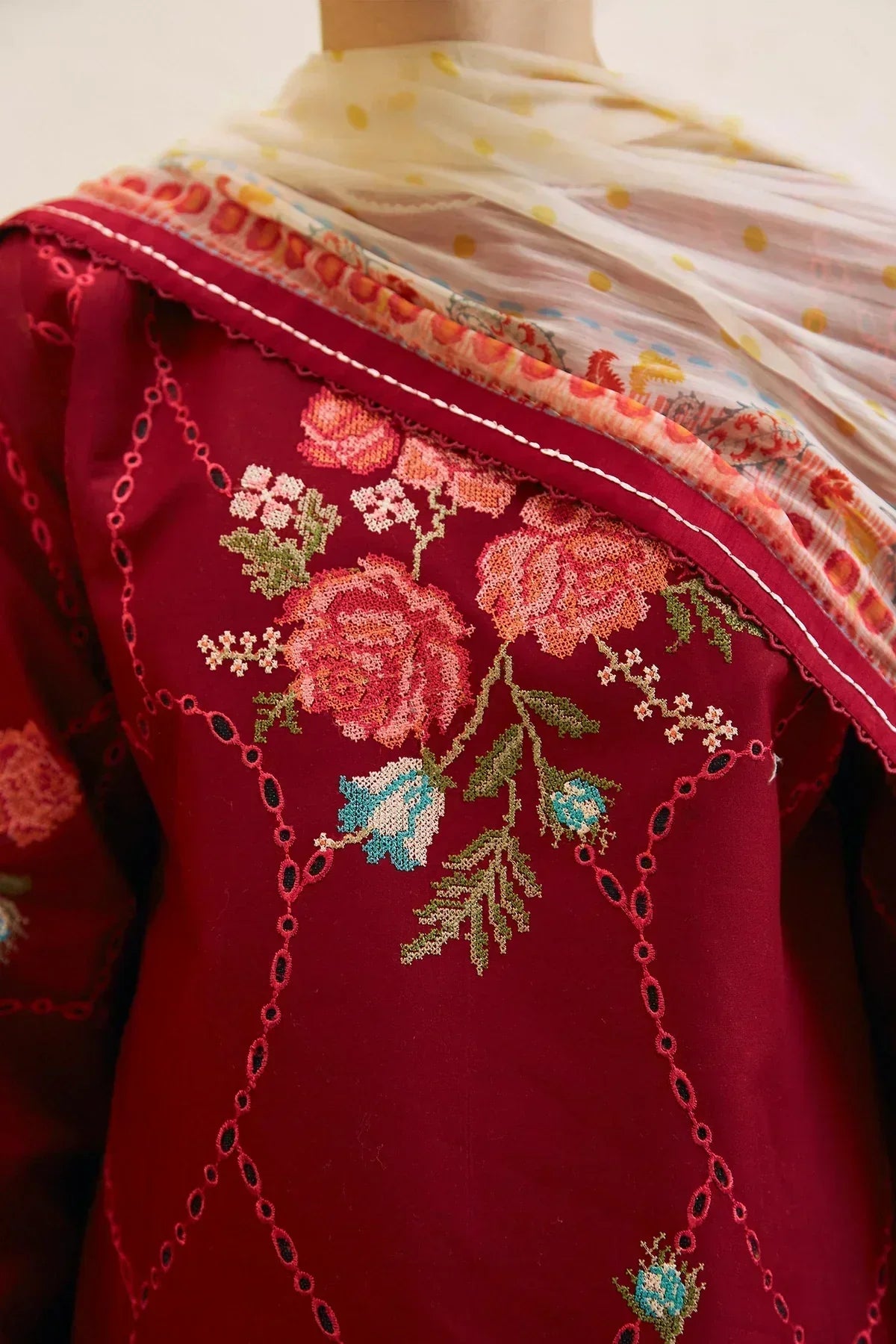 Zara Shahjahan | Coco Lawn 24 | RUHI-10B - House Of Anaya