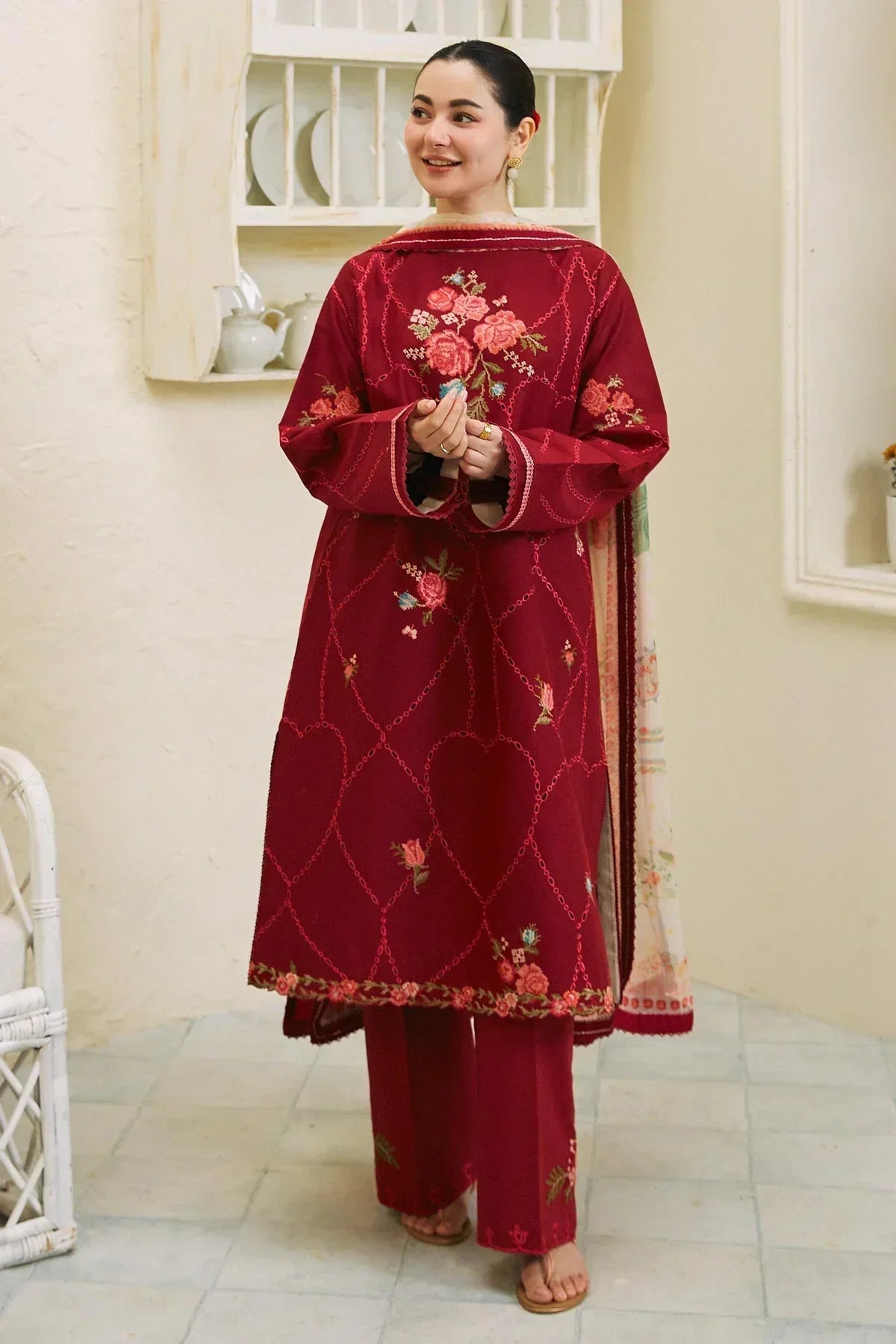 Zara Shahjahan | Coco Lawn 24 | RUHI-10B - House Of Anaya