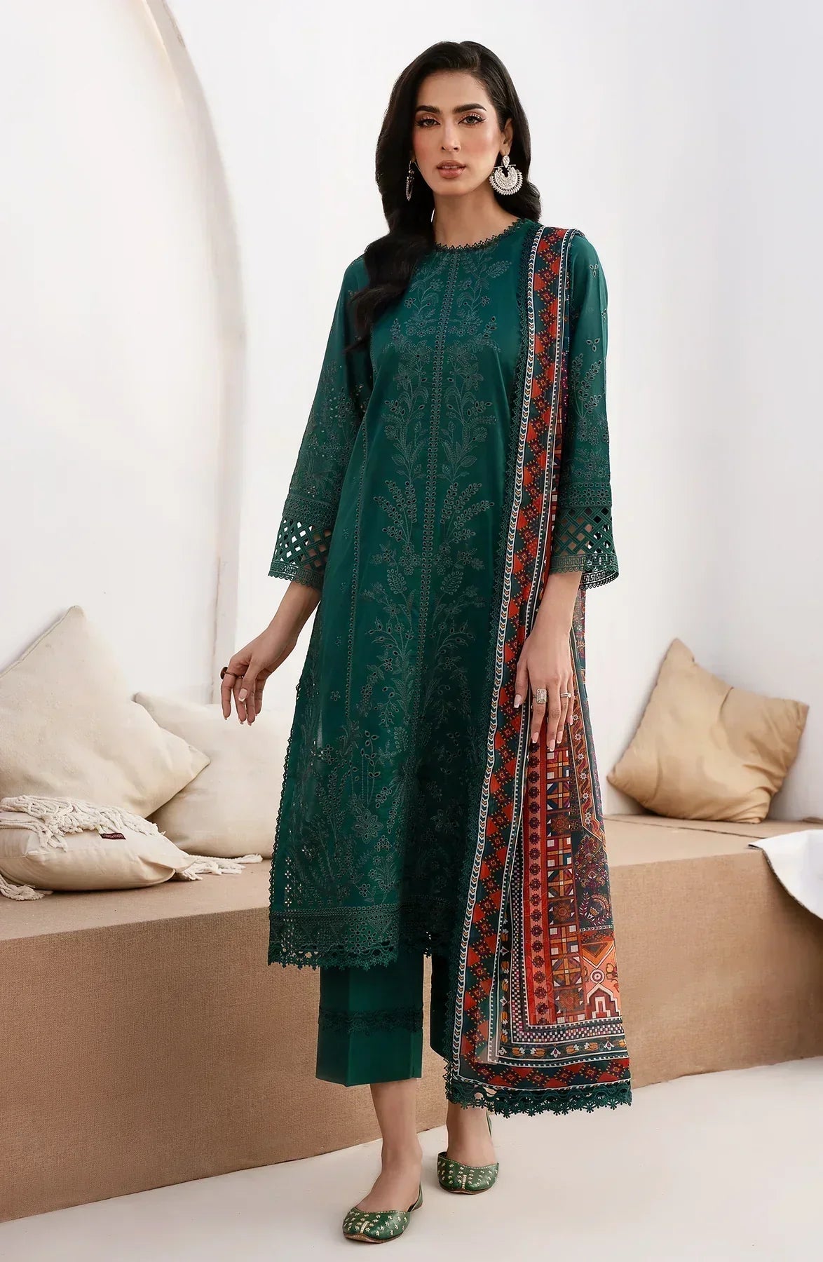 Zarif | Eid Lawn 24| ZL 01 MAPLE - House Of Anaya