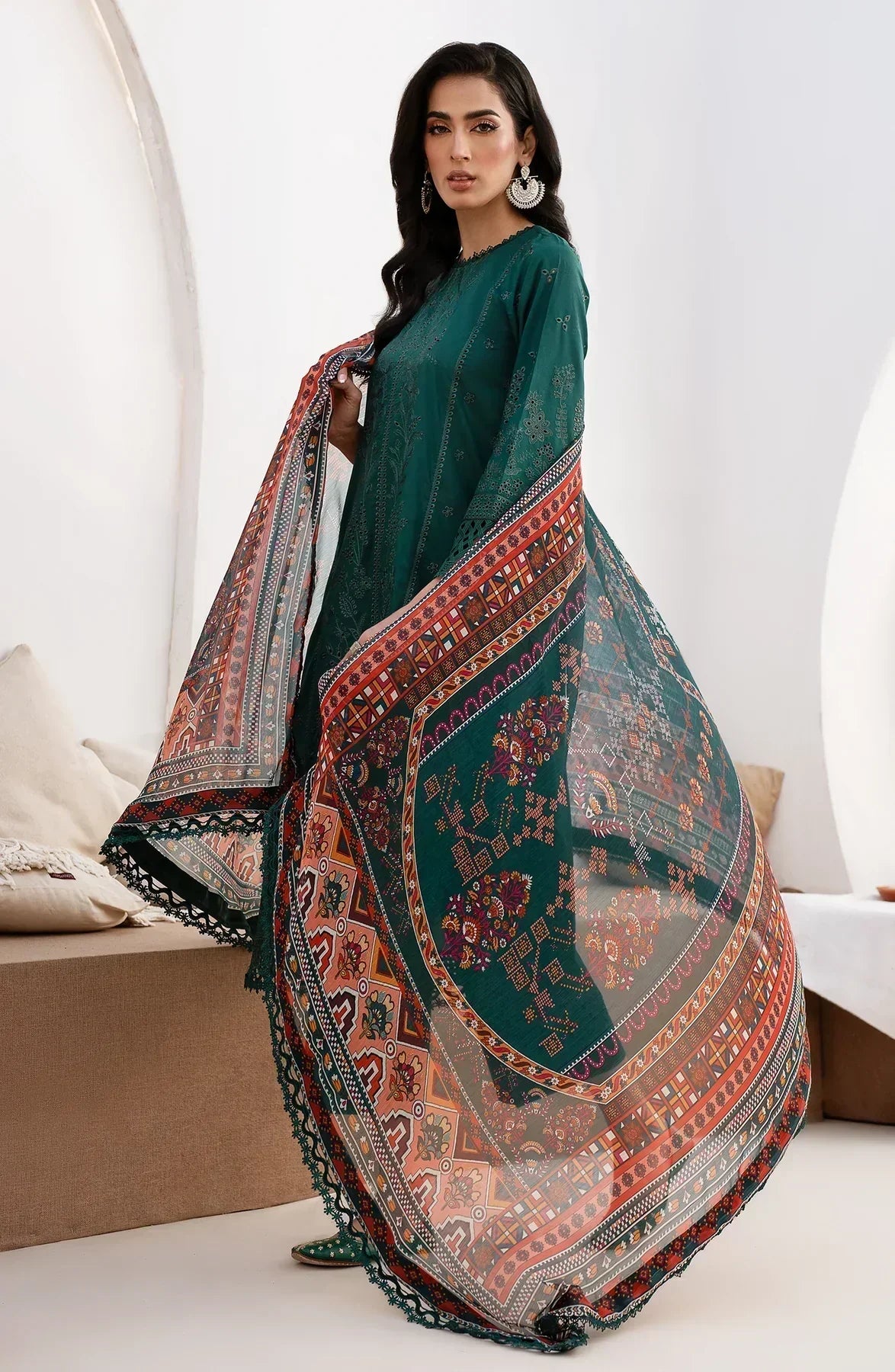 Zarif | Eid Lawn 24| ZL 01 MAPLE - House Of Anaya