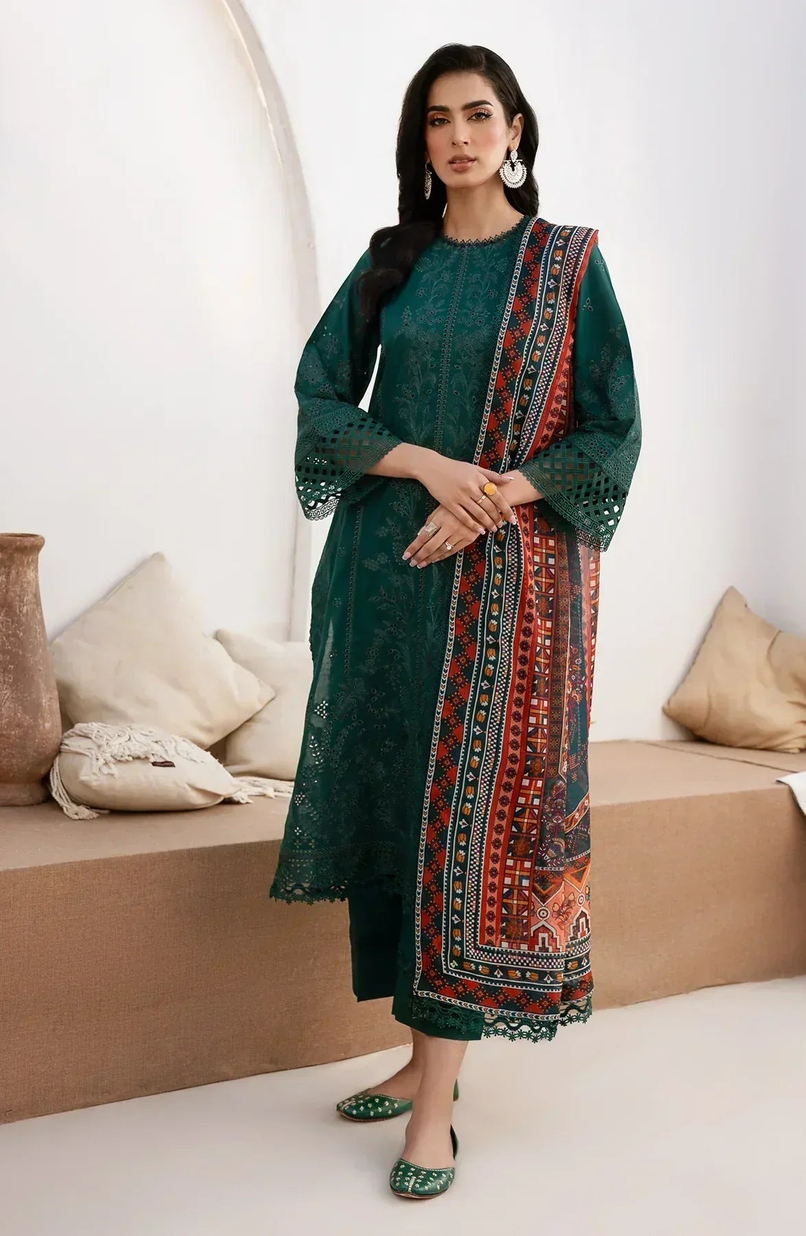 Zarif | Eid Lawn 24| ZL 01 MAPLE - House Of Anaya