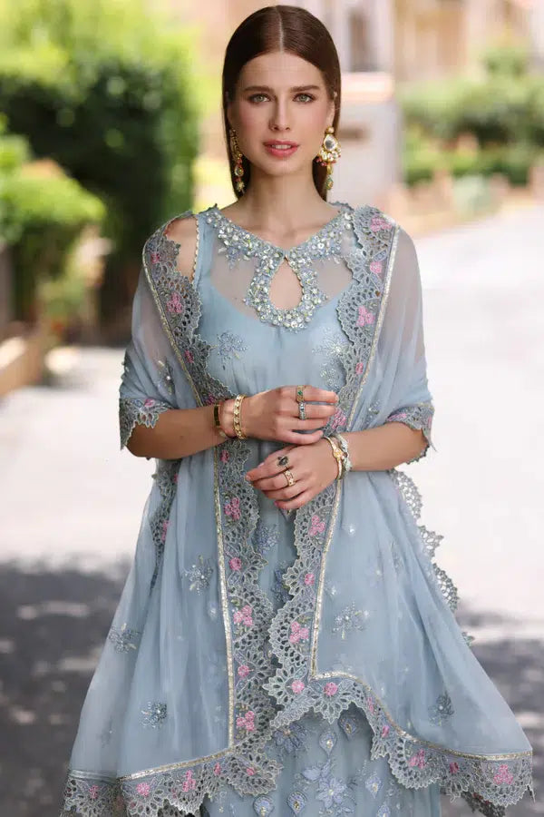 Noor by Saadia Asad | Chiffon Formals 23 | D1-Laira - House Of Anaya