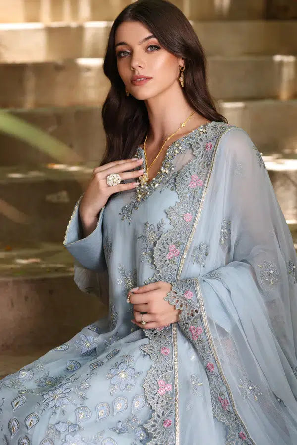 Noor by Saadia Asad | Chiffon Formals 23 | D1-Laira - House Of Anaya
