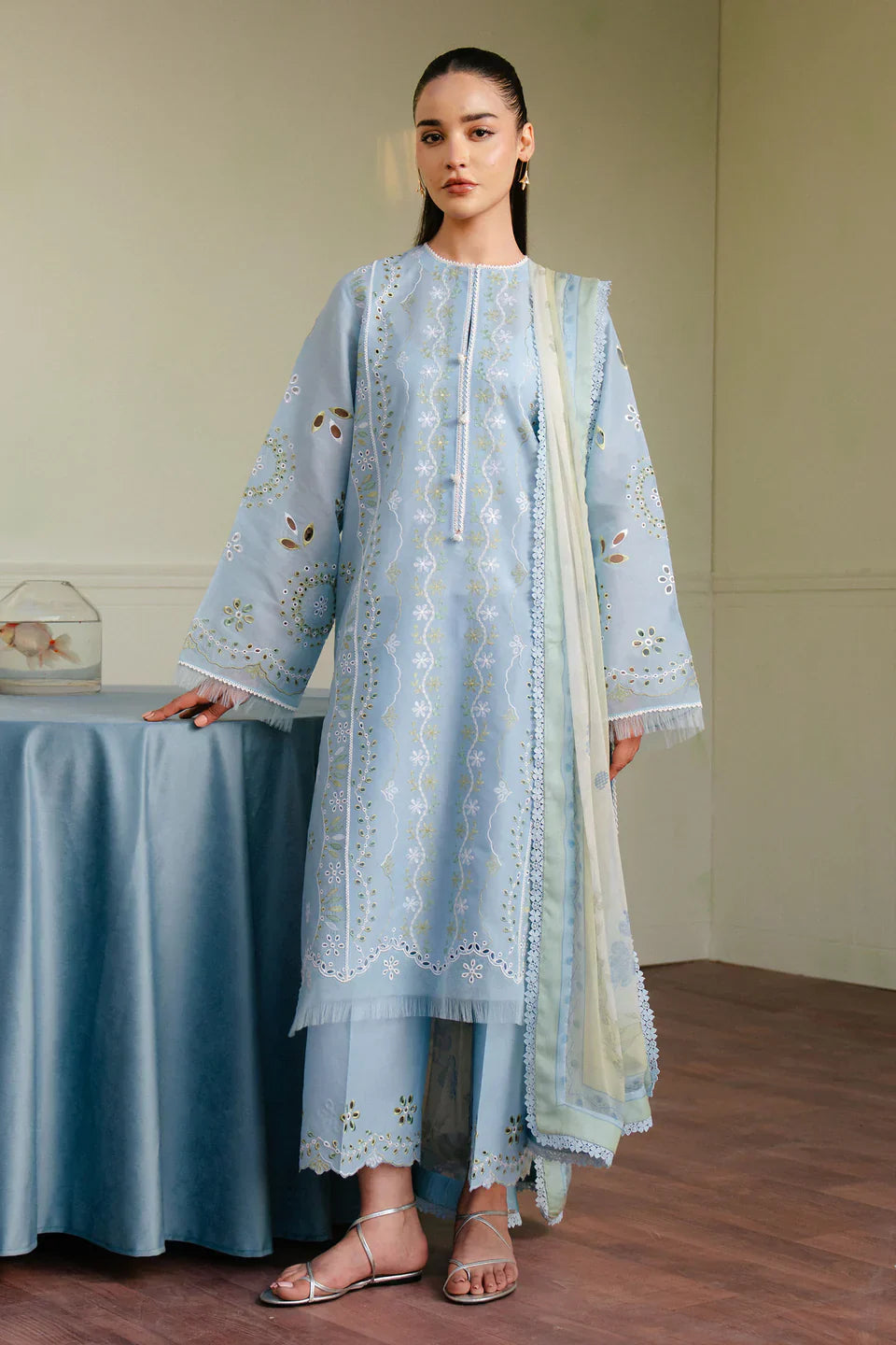 Zara Shahjahan | Coco Lawn 25 | SILAS-5A - House Of Anaya