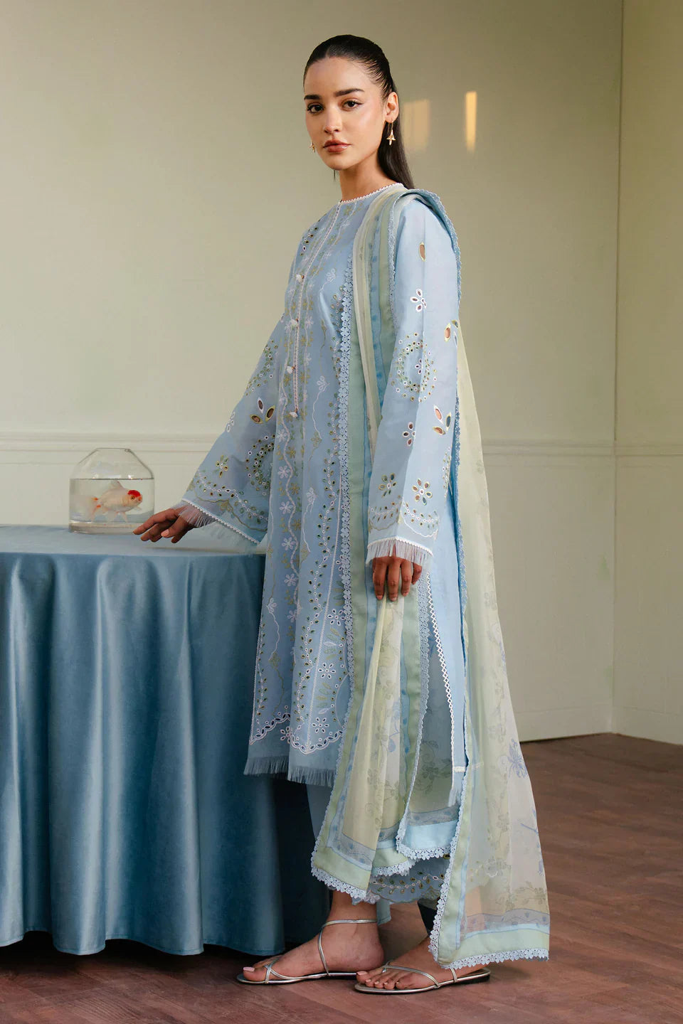 Zara Shahjahan | Coco Lawn 25 | SILAS-5A - House Of Anaya