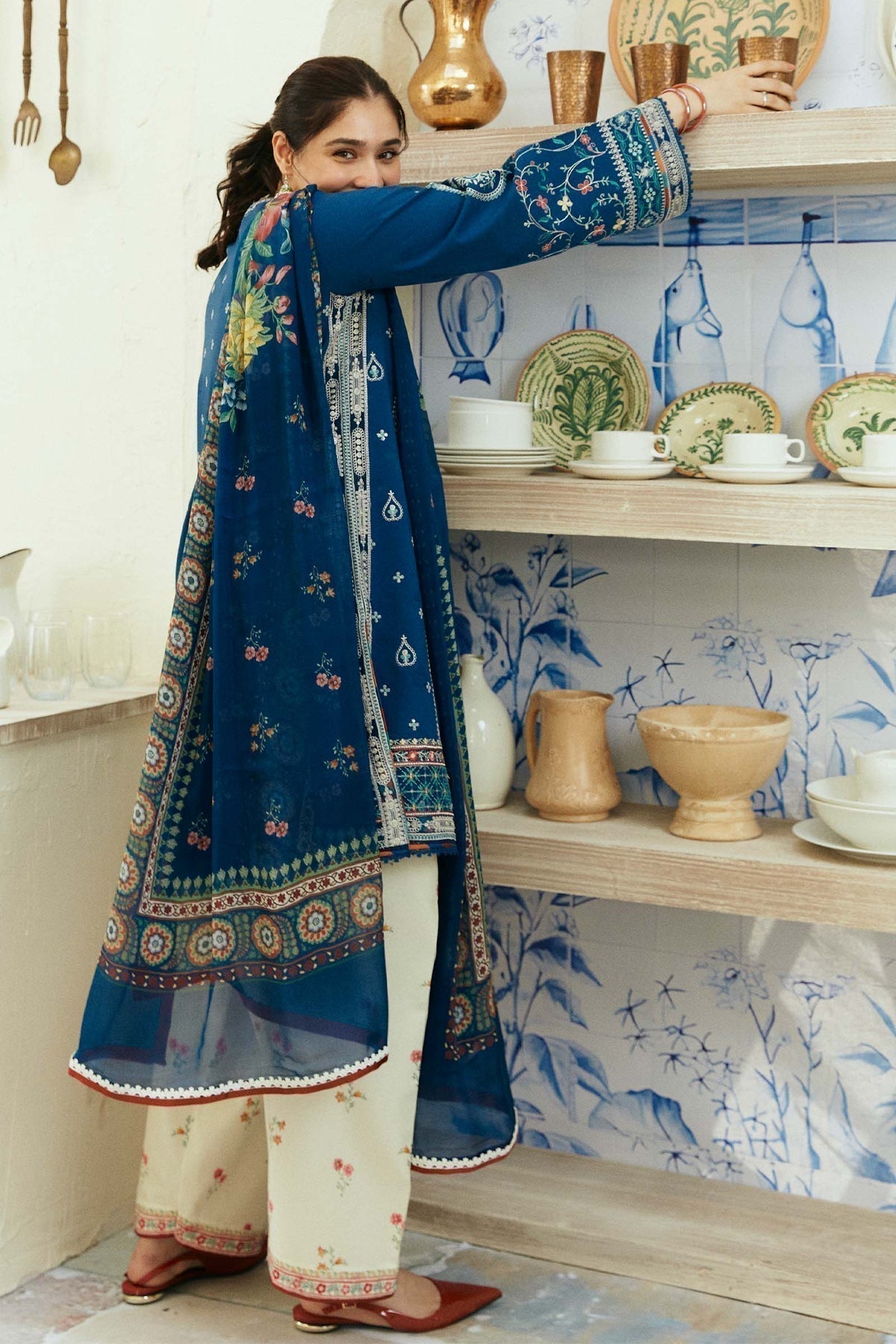 Zara Shahjahan | Coco Lawn Eid Edit 24 | SEHER-D1 - House Of Anaya