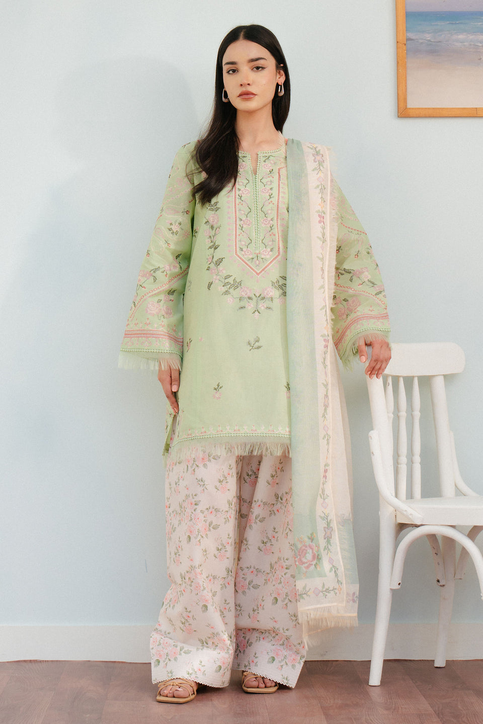 Zara Shahjahan | Coco Lawn 25 | SERENE-2A - House Of Anaya