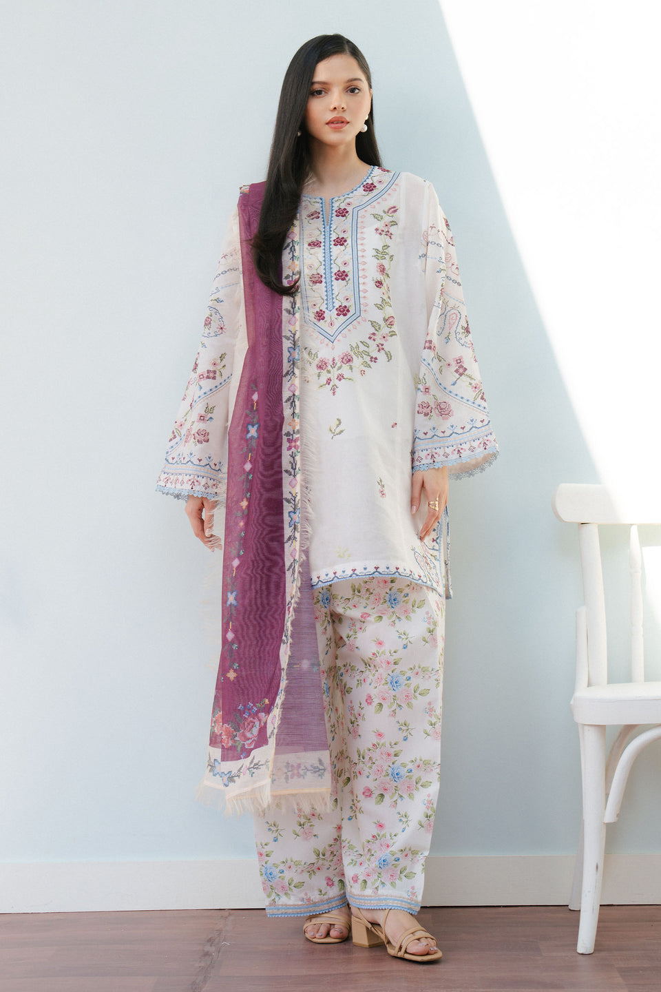 Zara Shahjahan | Coco Lawn 25 | SERENE-2B - House Of Anaya