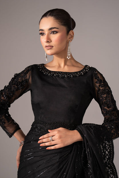 Maria B | Eid Collection 26 | Embroidered Net Saree