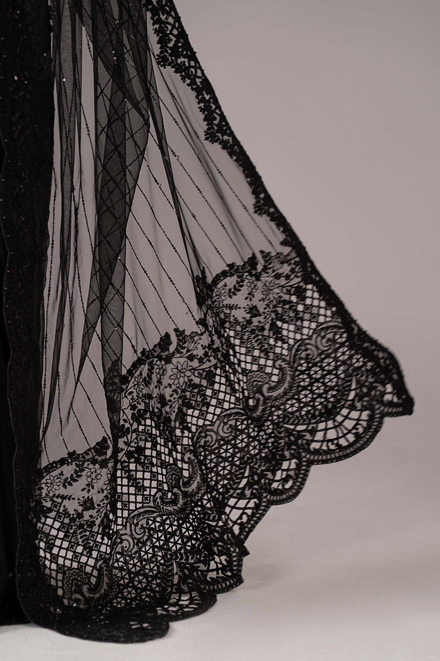 Maria B | Eid Collection 26 | Embroidered Net Saree