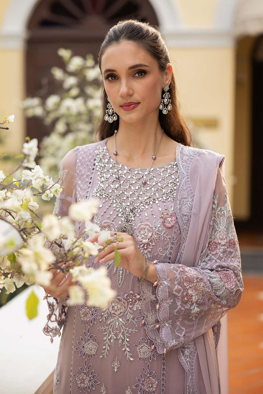 Maria B | Eid Collection 26 | 3 Piece Embroidered Chiffon Suit