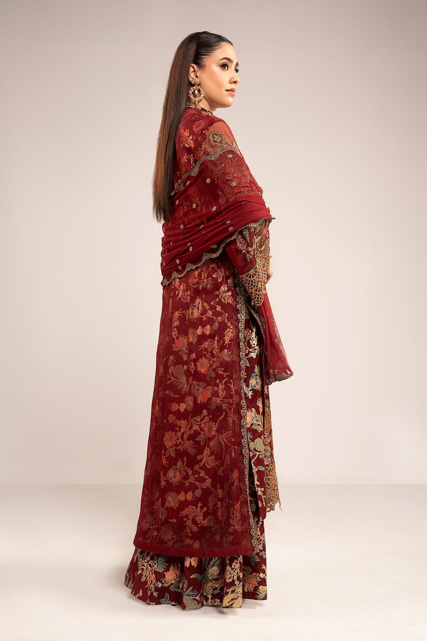 Maria B | Eid Collection 26 | 3 Piece Embroidered Organza Suit