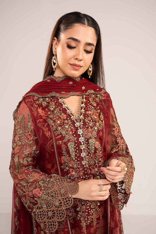 Maria B | Eid Collection 26 | 3 Piece Embroidered Organza Suit