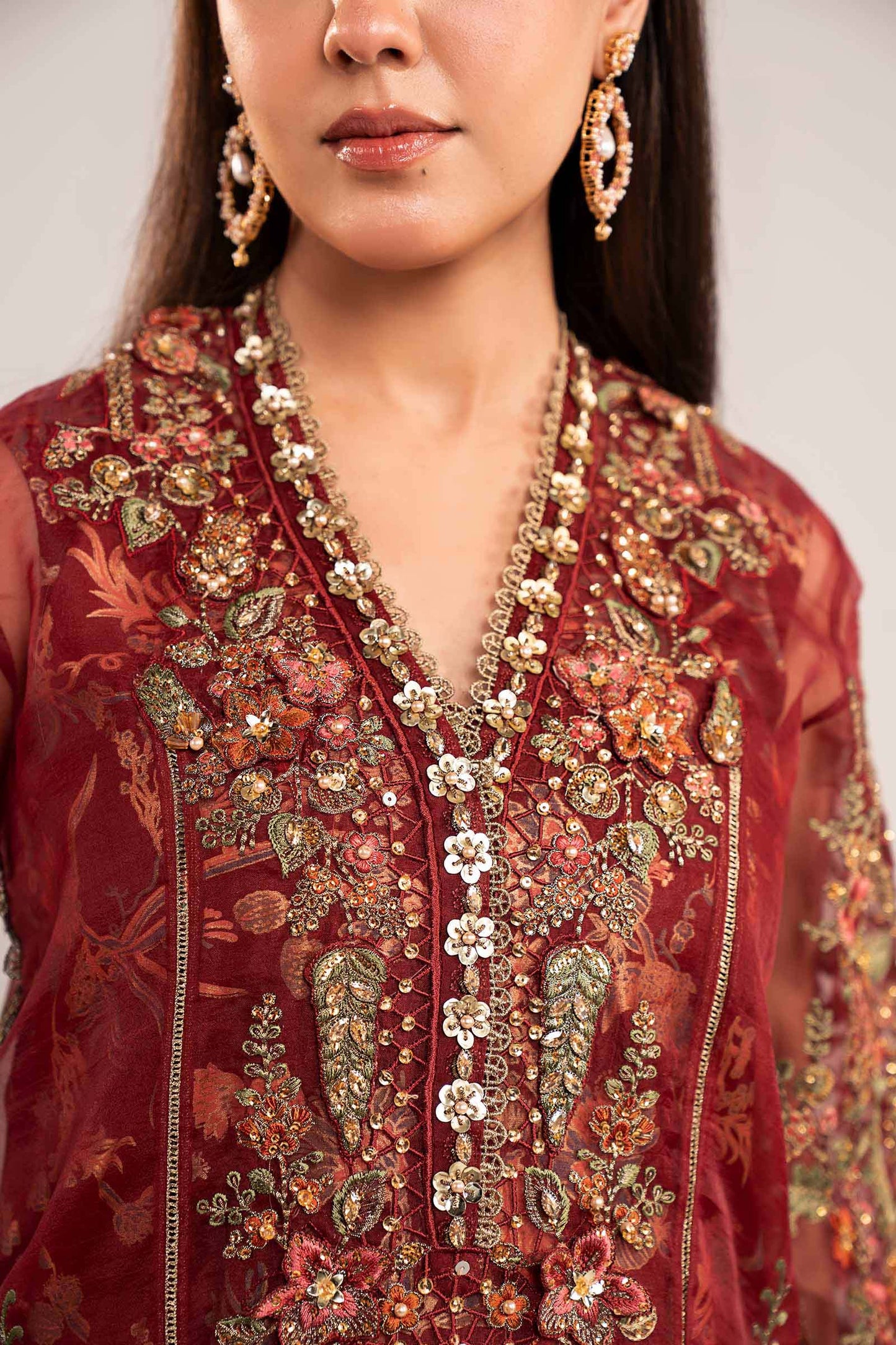 Maria B | Eid Collection 26 | 3 Piece Embroidered Organza Suit