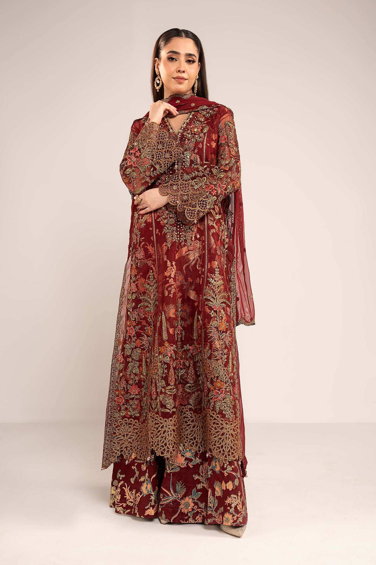 Maria B | Eid Collection 26 | 3 Piece Embroidered Organza Suit