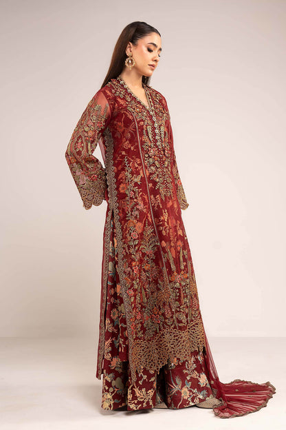 Maria B | Eid Collection 26 | 3 Piece Embroidered Organza Suit