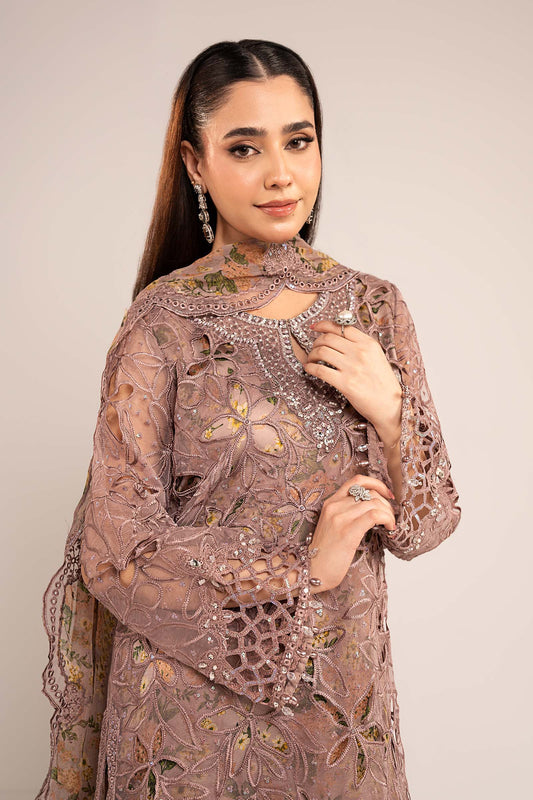 Maria B | Eid Collection Formals 26 | 3 Piece Embroidered Organza Suit