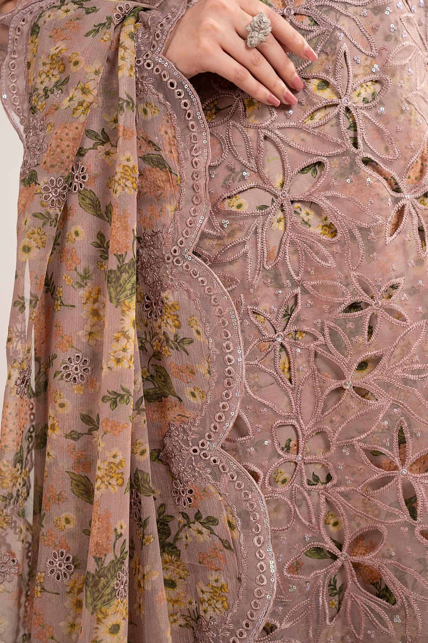 Maria B | Eid Collection 26 | 3 Piece Embroidered Organza Suit