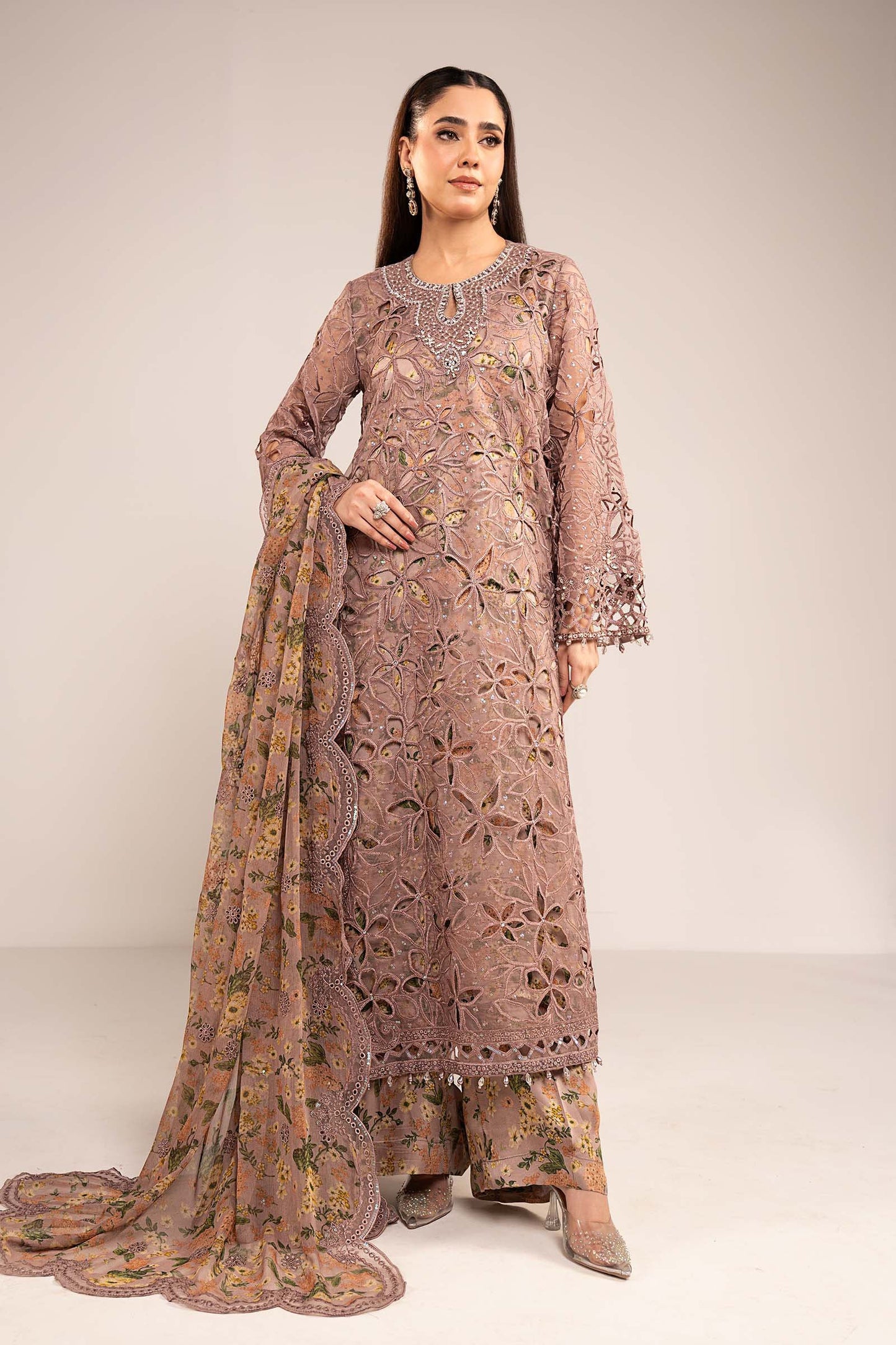 Maria B | Eid Collection 26 | 3 Piece Embroidered Organza Suit