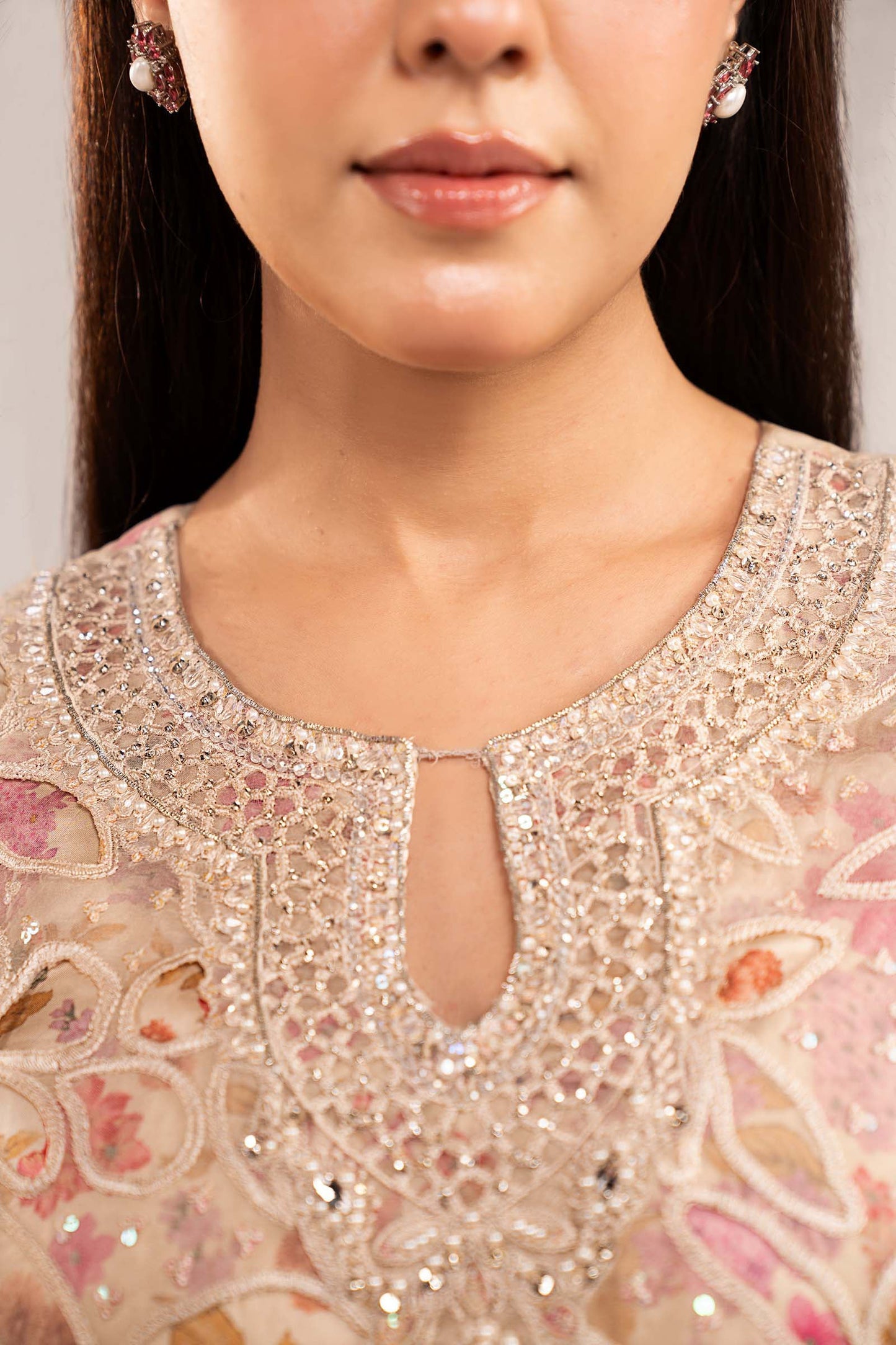 Maria B | Eid Collection Formals 26 | 3 Piece Embroidered Organza Suit