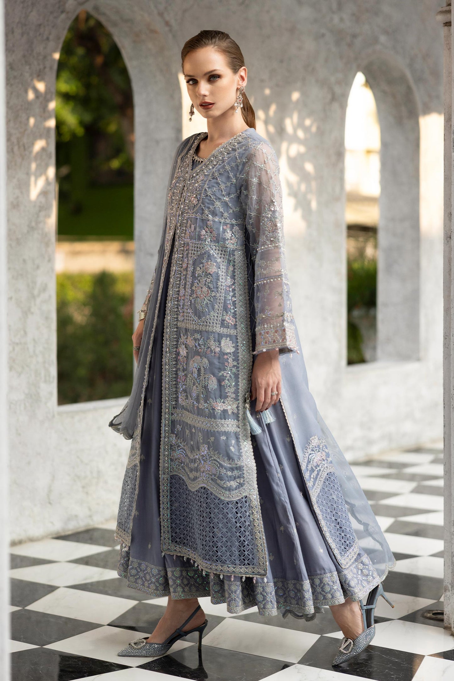 Maria B | Eid Collection 26 | 3 Piece Embroidered Organza Suit