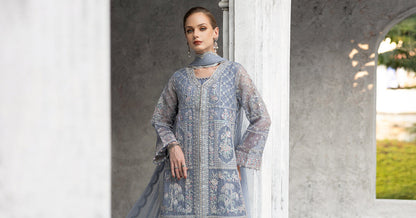 Maria B | Eid Collection 26 | 3 Piece Embroidered Organza Suit