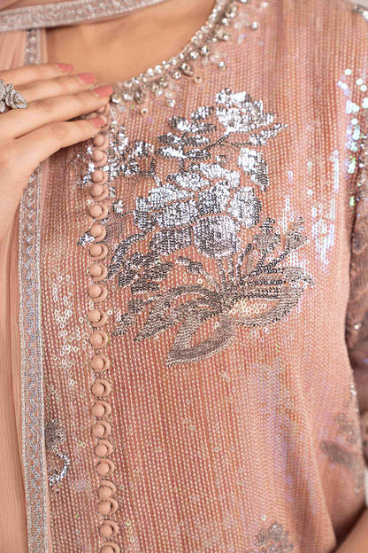 Maria B | Modern Archives | 3 Piece Embroidered Chiffon Suit