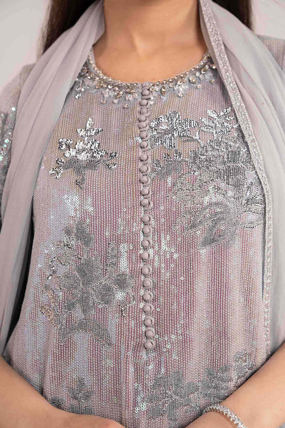Maria B | Eid Collection 26 | 3 Piece Embroidered Chiffon Suit