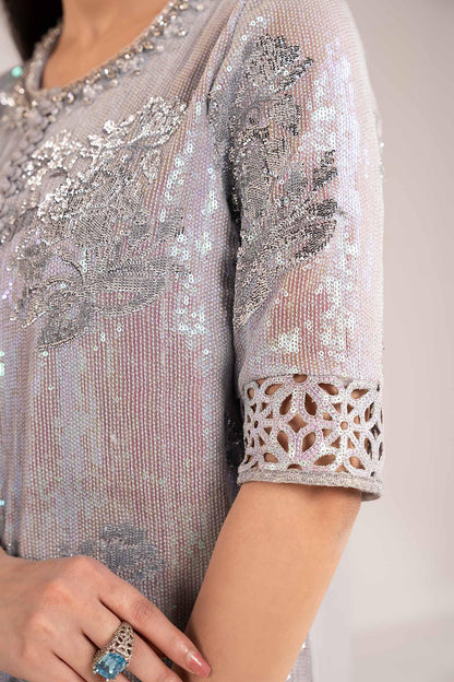 Maria B | Modern Archives | 3 Piece Embroidered Chiffon Suit