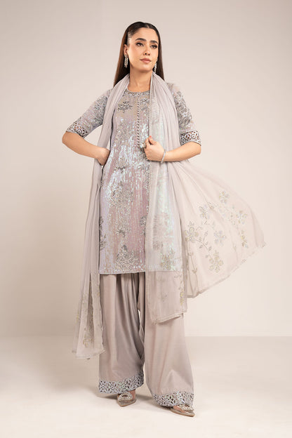 Maria B | Eid Collection 26 | 3 Piece Embroidered Chiffon Suit