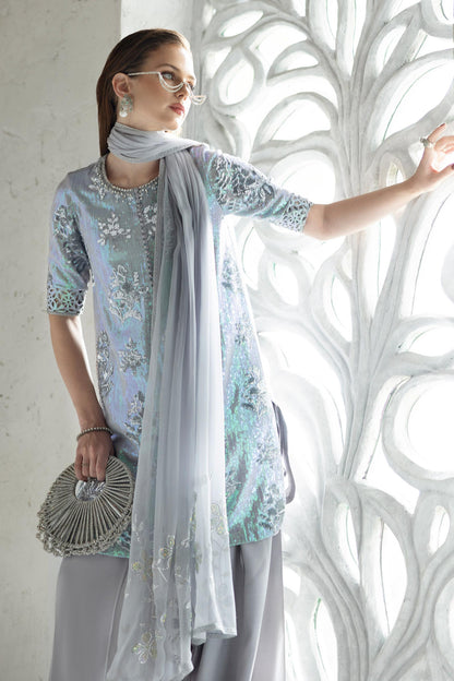 Maria B | Eid Collection 26 | 3 Piece Embroidered Chiffon Suit