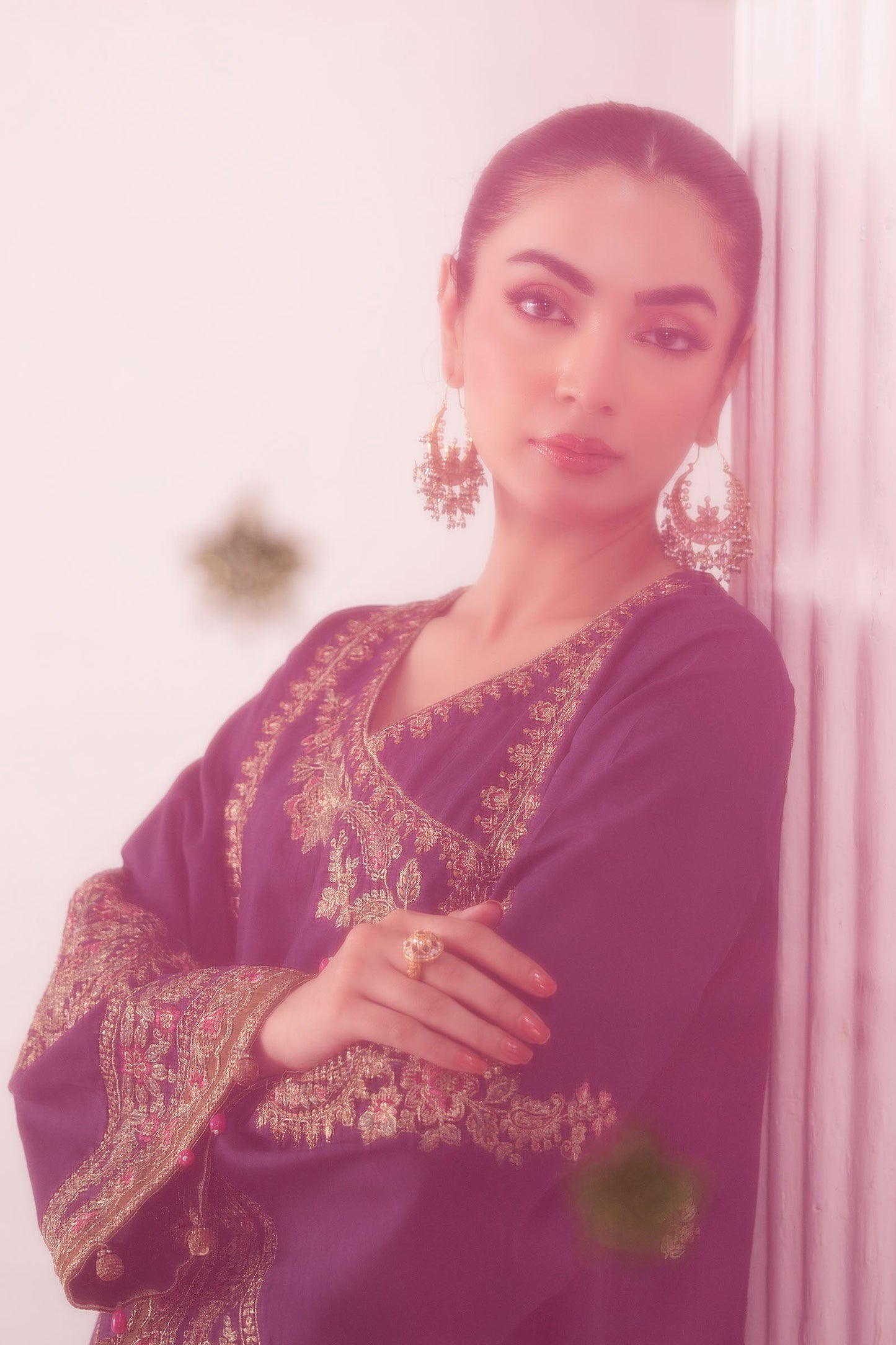 Maria B | Eid Collection 26 | 3 Piece Embroidered Raw Silk Suit