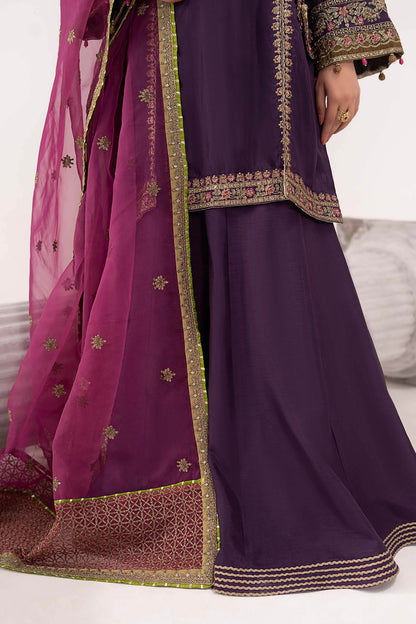 Maria B | Eid Collection 26 | 3 Piece Embroidered Raw Silk Suit