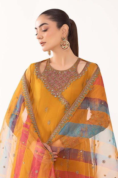 Maria B | Eid Collection 26 | 3 Piece Embroidered Organza Suit