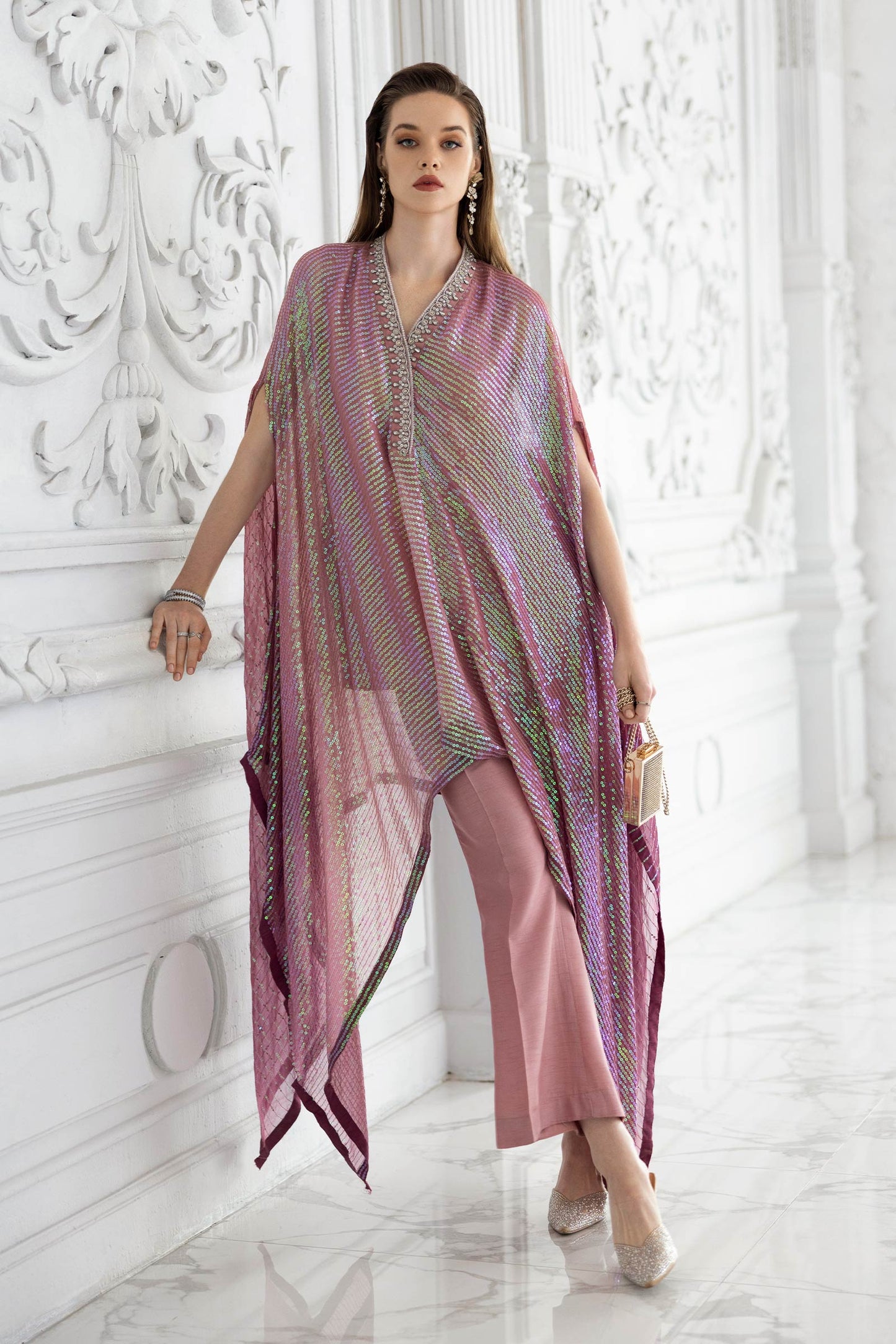 Maria B | Eid Collection 26 | 3 Piece Embroidered Chiffon Suit