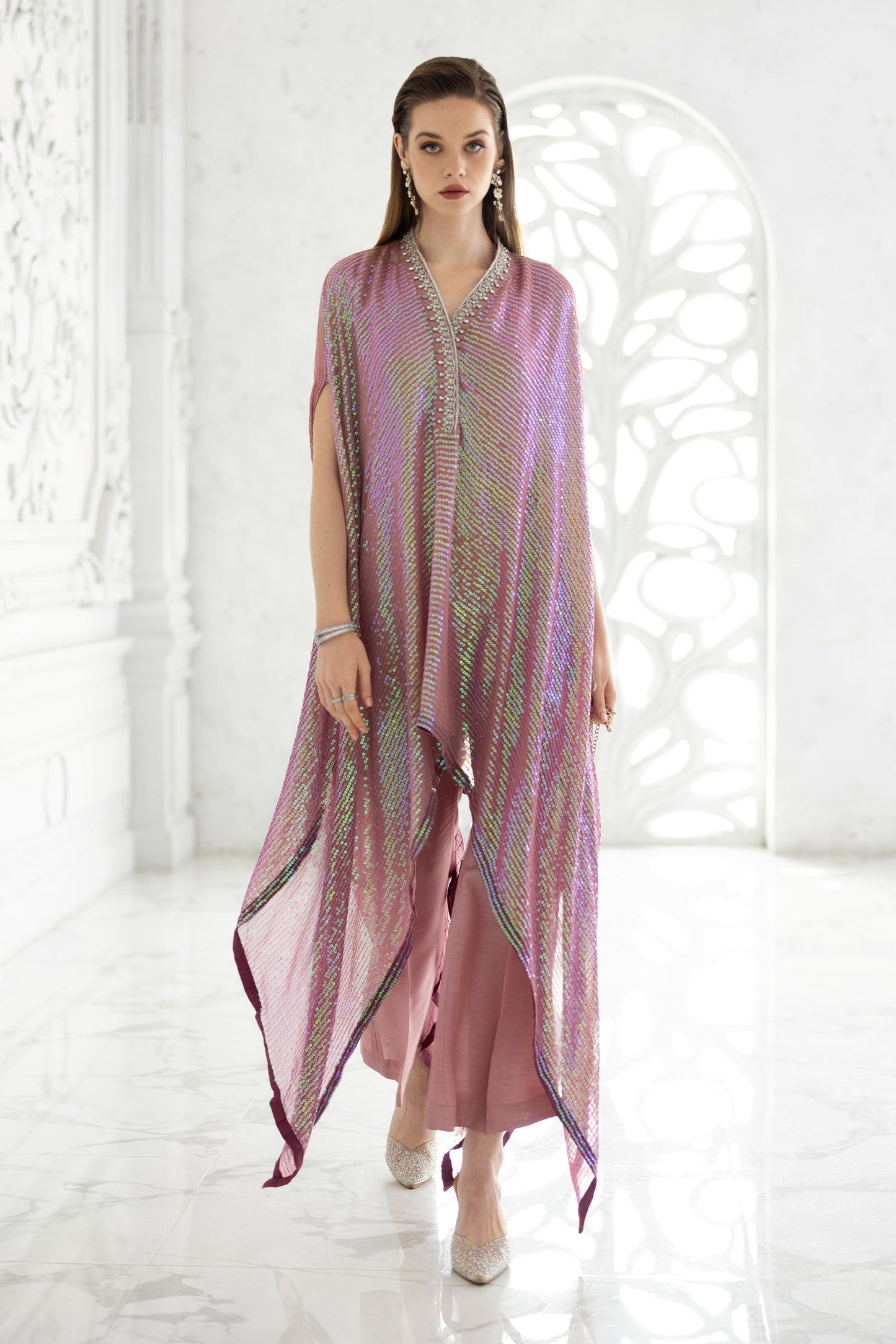 Maria B | Eid Collection 26 | 3 Piece Embroidered Chiffon Suit