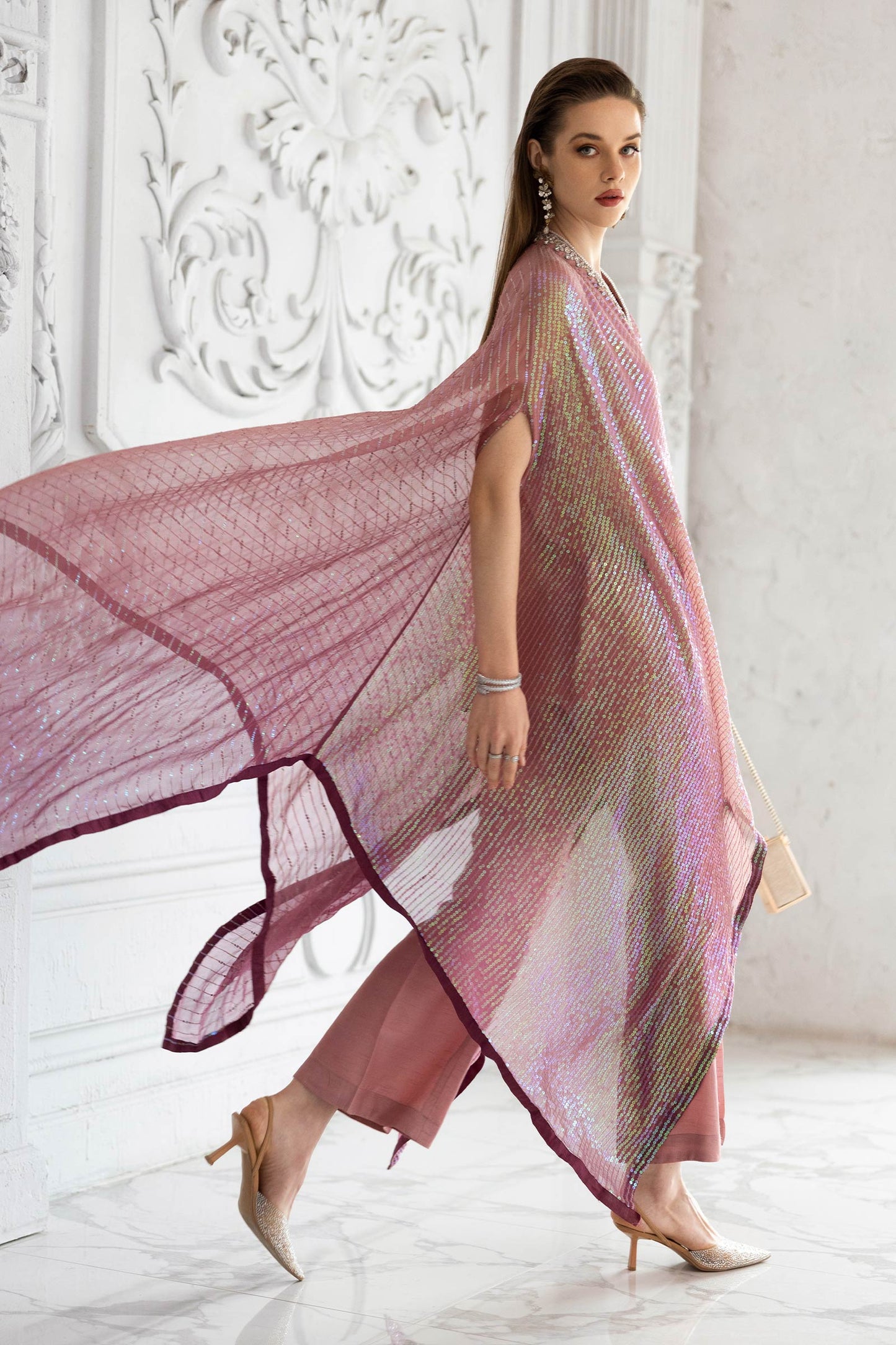 Maria B | Eid Collection 26 | 3 Piece Embroidered Chiffon Suit